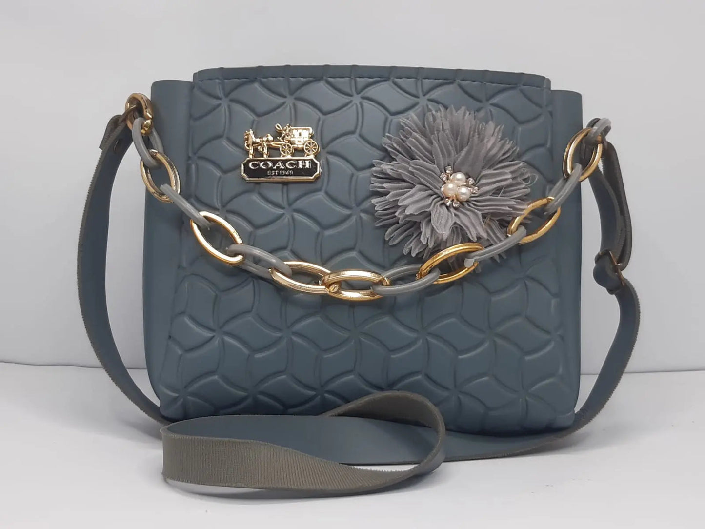 Elegant Grey Coach Tote Bag Wolvegaze.store