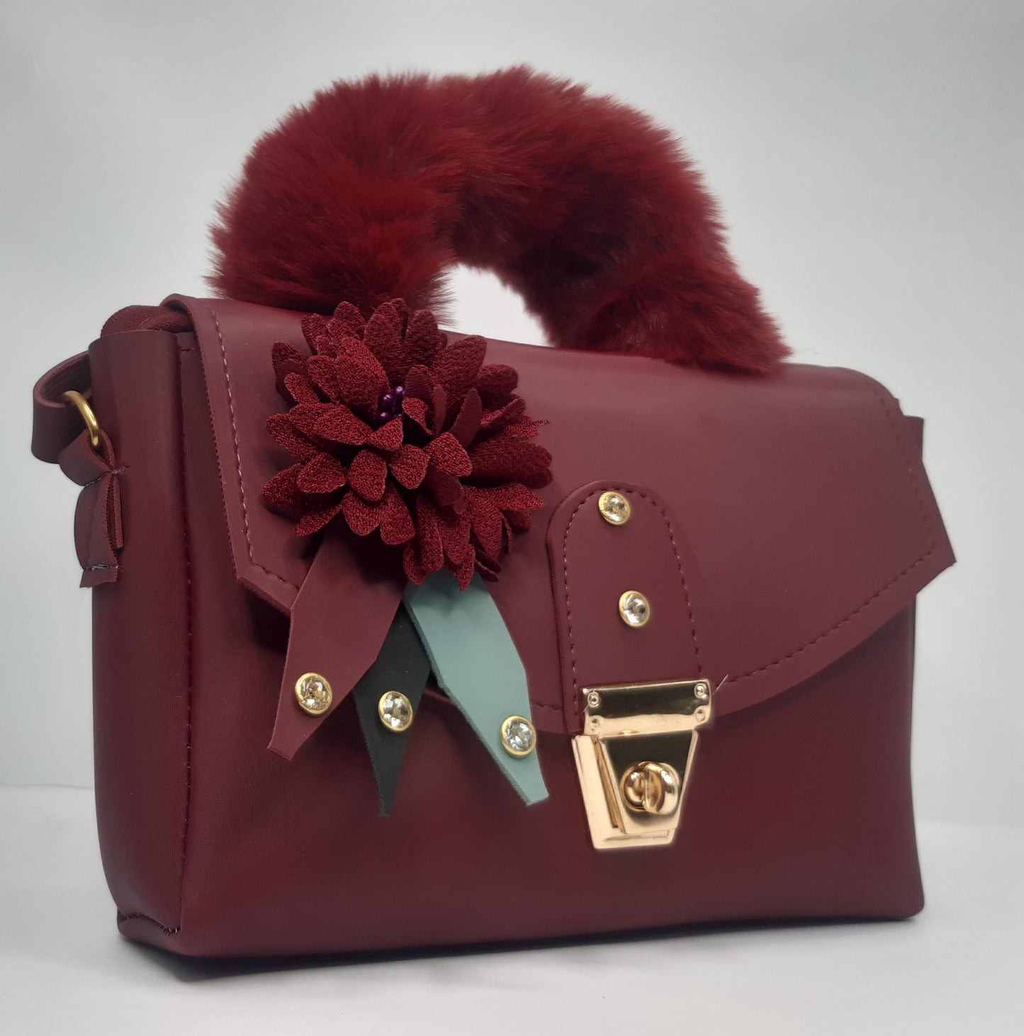 The Sleek Maroon Handbag Wolvegaze.store